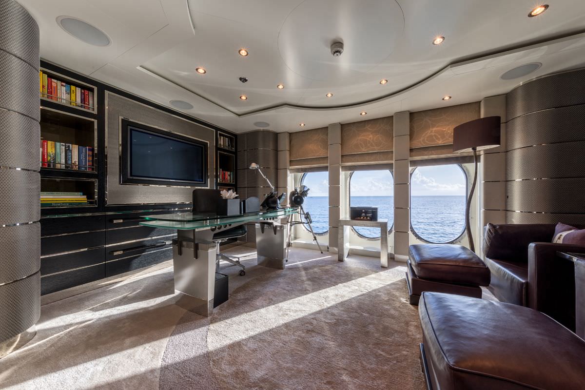 luxury yacht office